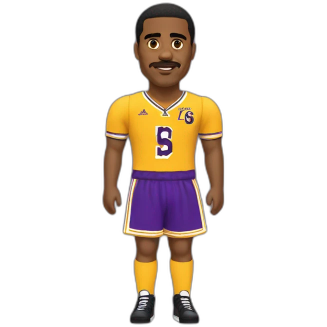 romario with yellow lakers jersey emoji