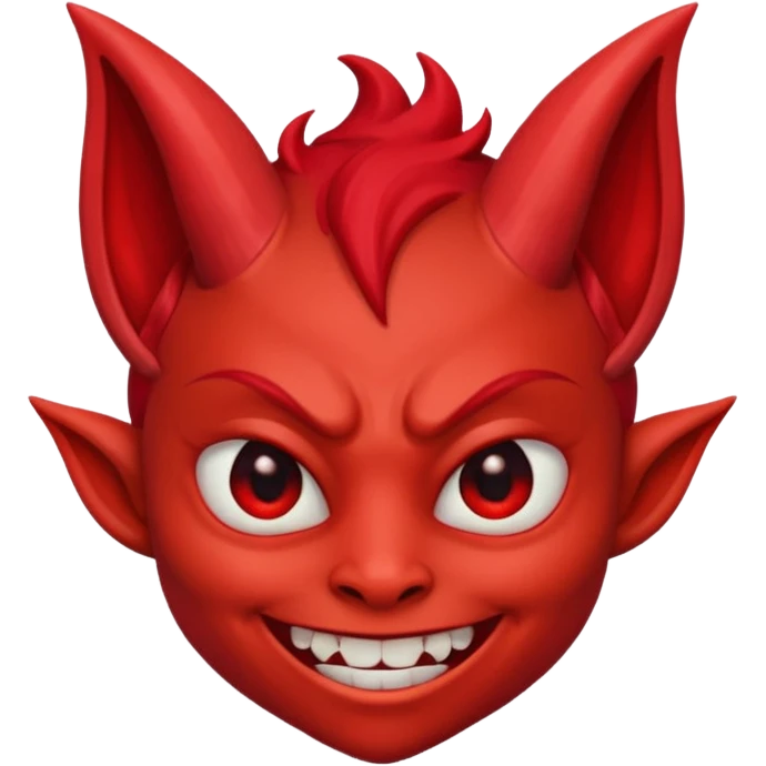 smiling  cute littile demon  emoji