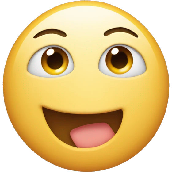 face smiling while rolling eyes in an affectionate way emoji