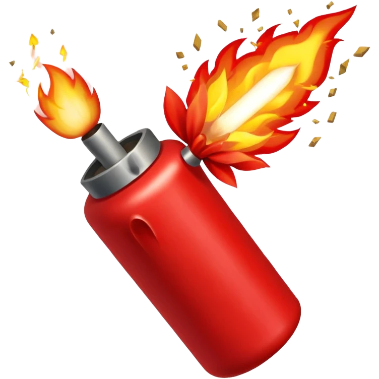 V for vendetta fire cracker emoji