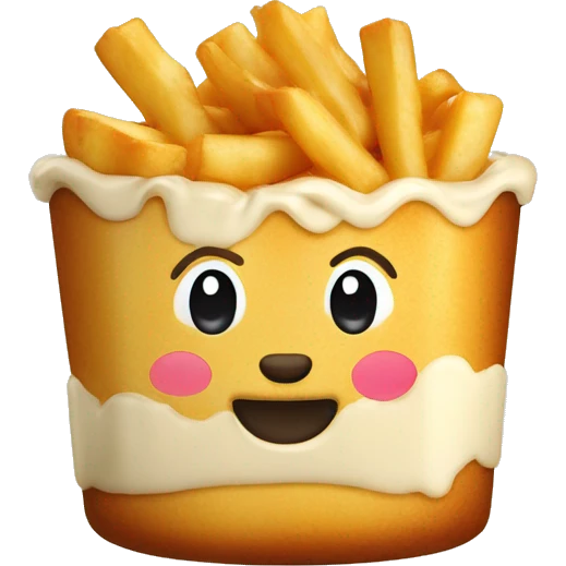 Poutine le présidant sur un ours emoji