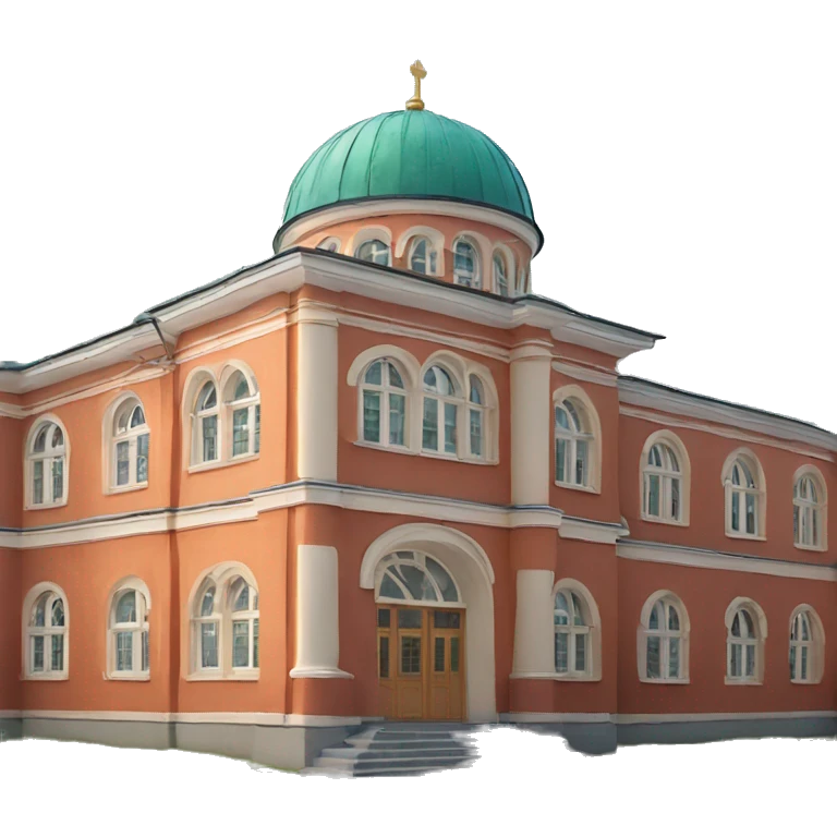 typical russian school buiding  emoji