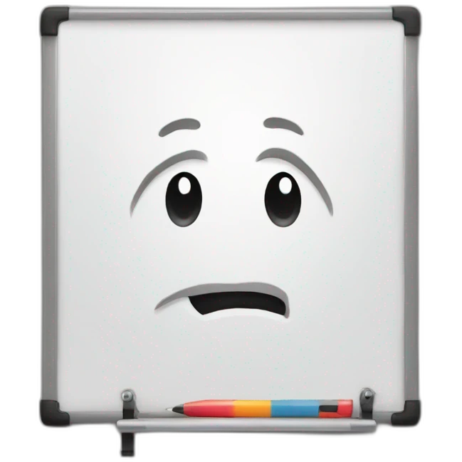 whiteboard emoji