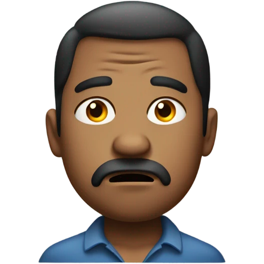 Side eye mad emoji