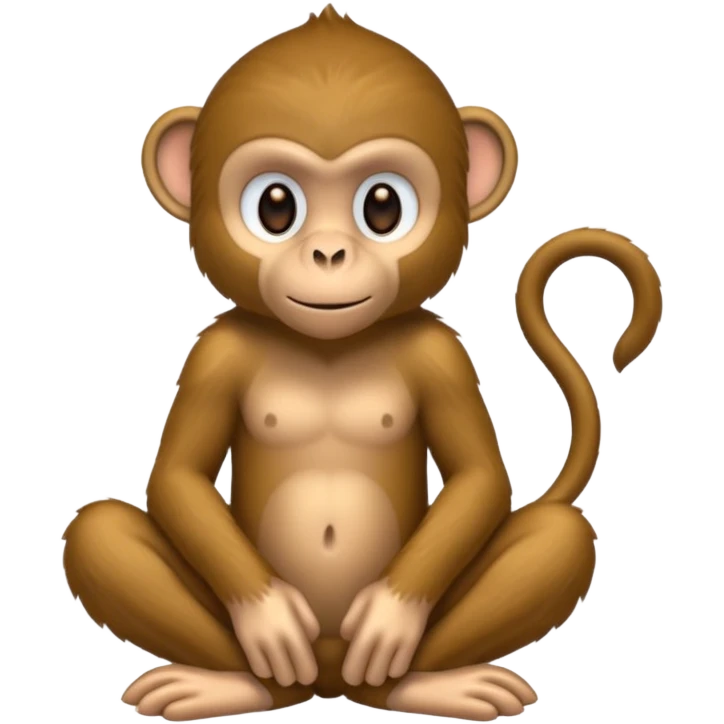 Monkey with metal spine emoji