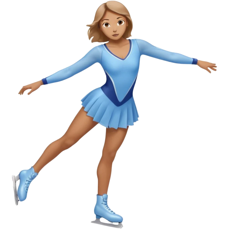 Victoruam ice skater emoji