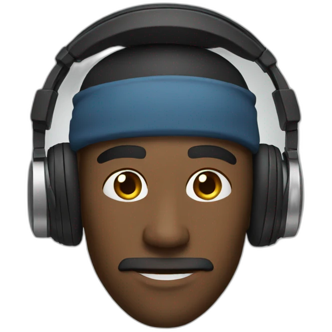 Headphones guy emoji