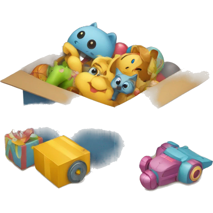 box full of toys emoji