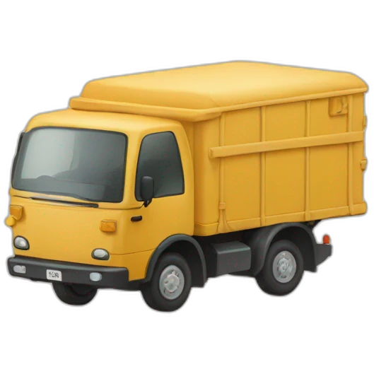 Camión de bolteo emoji