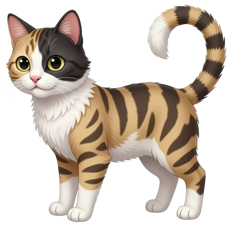Skookum-Kinkalow-Munchkin-Minskin-Bambino-Lambkin-Napoleon-Cat-hybrid emoji