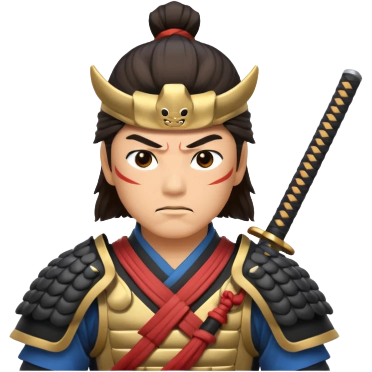 japan samurai fighting emoji