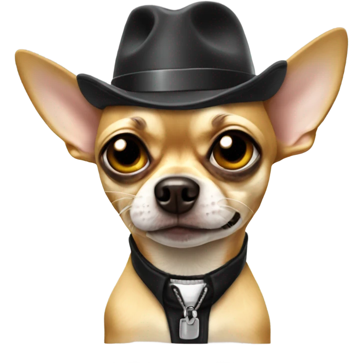Gangster chihuahua emoji
