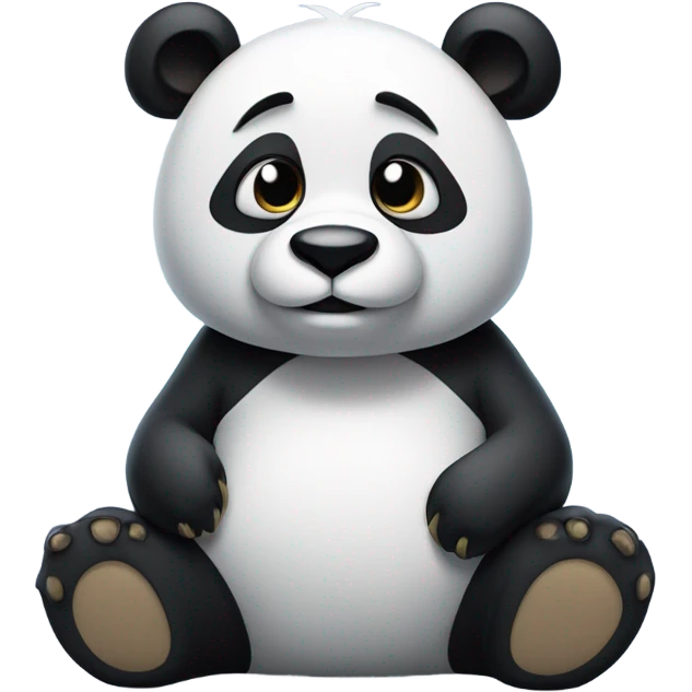 Sad panda emoji