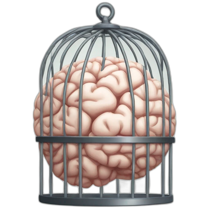 brain in a cage emoji