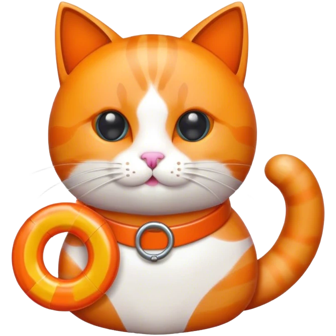 cat with lifesaver gummies emoji