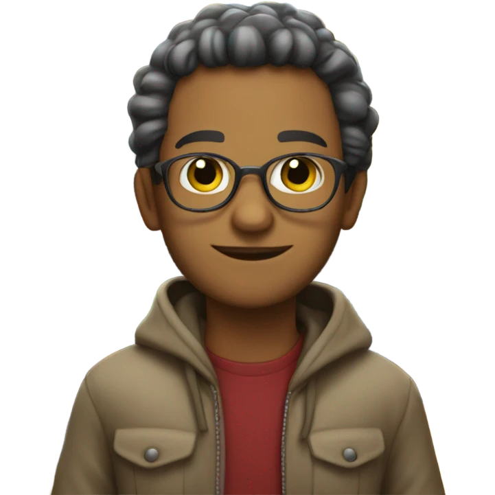 Ailen with books emoji