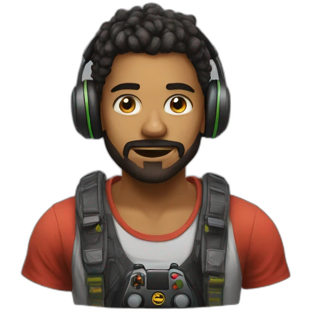 gamer person more realistic by redset  emoji