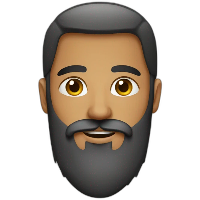 arabe avec une grosse barbe emoji