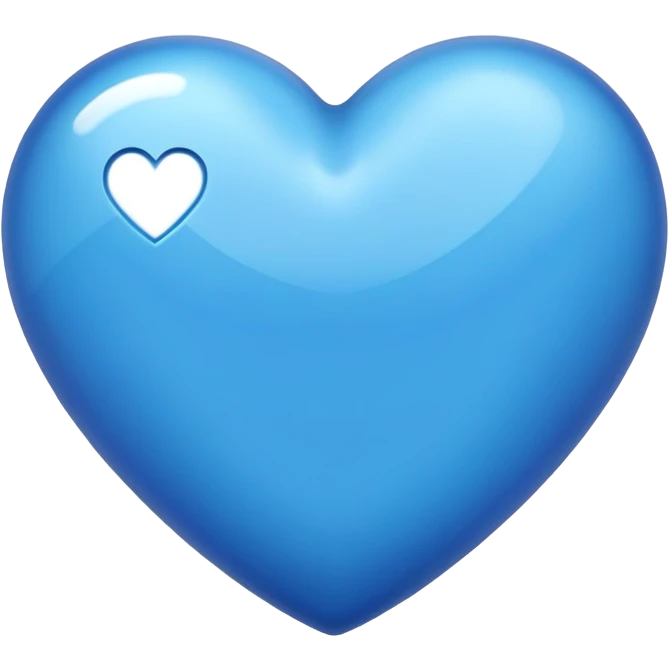 Blue heart emoji