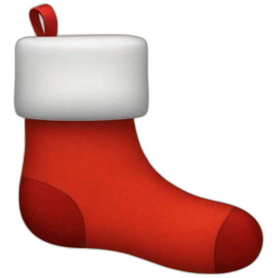 Red stockings emoji