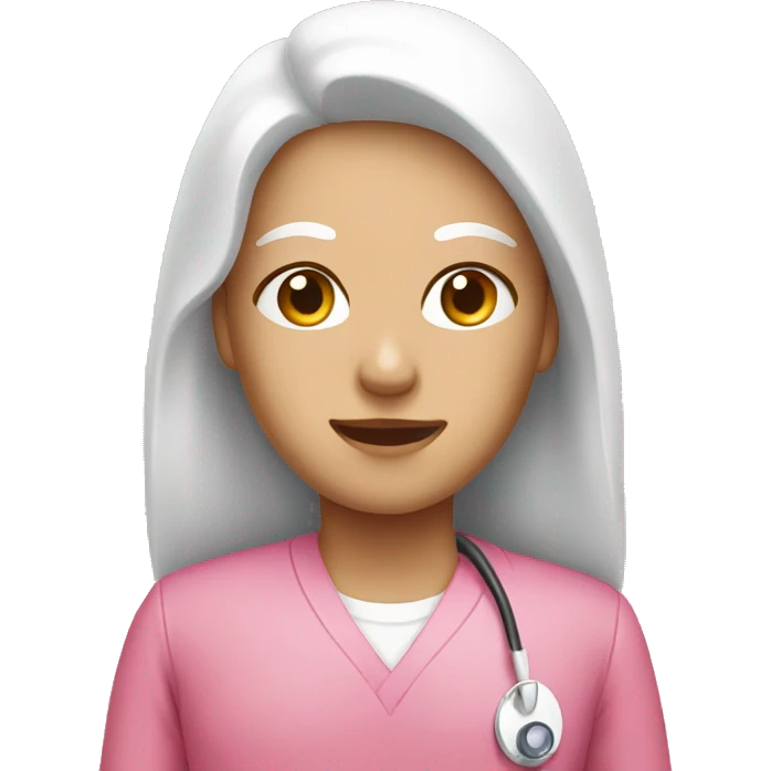 Medical pink emoji
