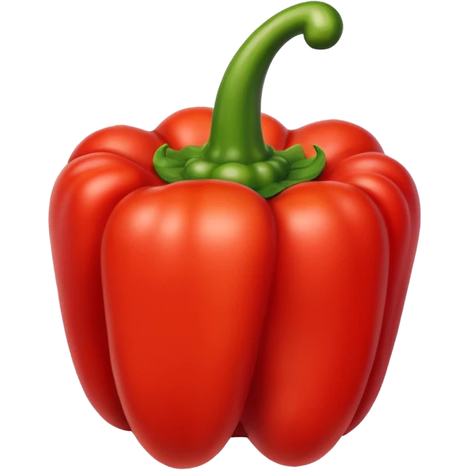 red bell pepper emoji