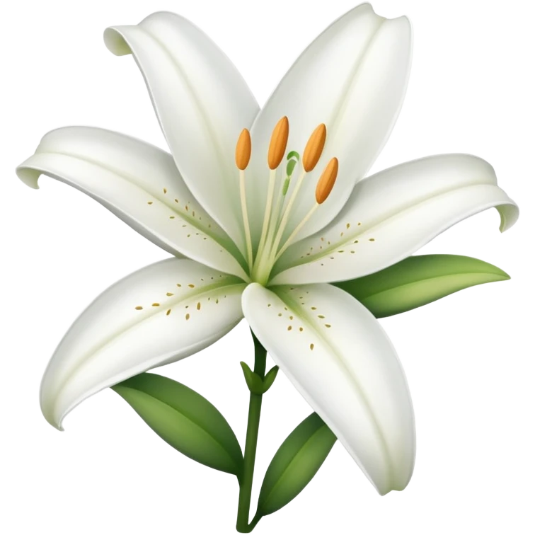 Lily flower  emoji