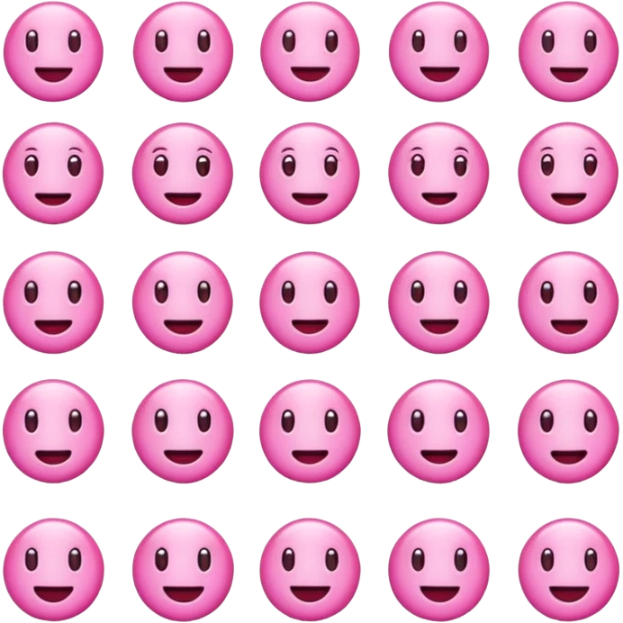 Pink cute emojis emoji