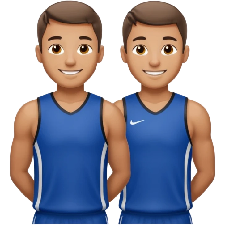 Jock man smiling emoji