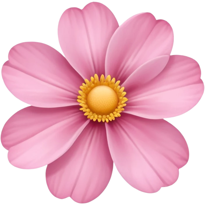 Baby pink flower emoji