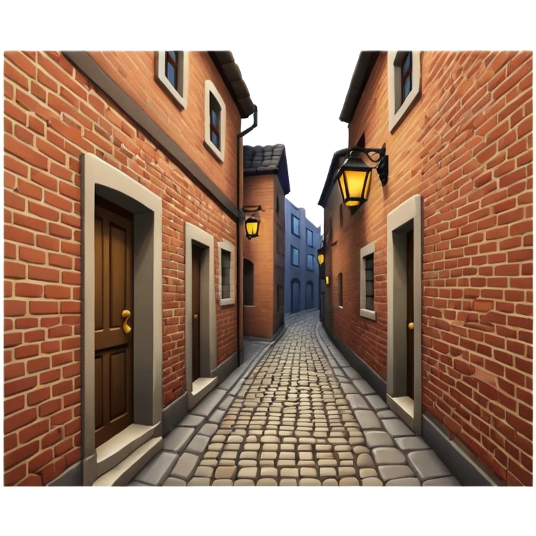 narrow alleyway emoji