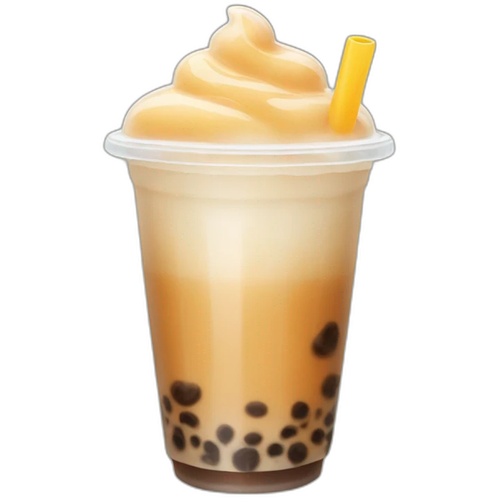Machiato bubble tea emoji