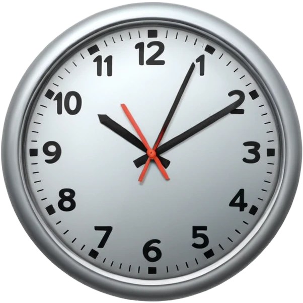 Clock it  emoji