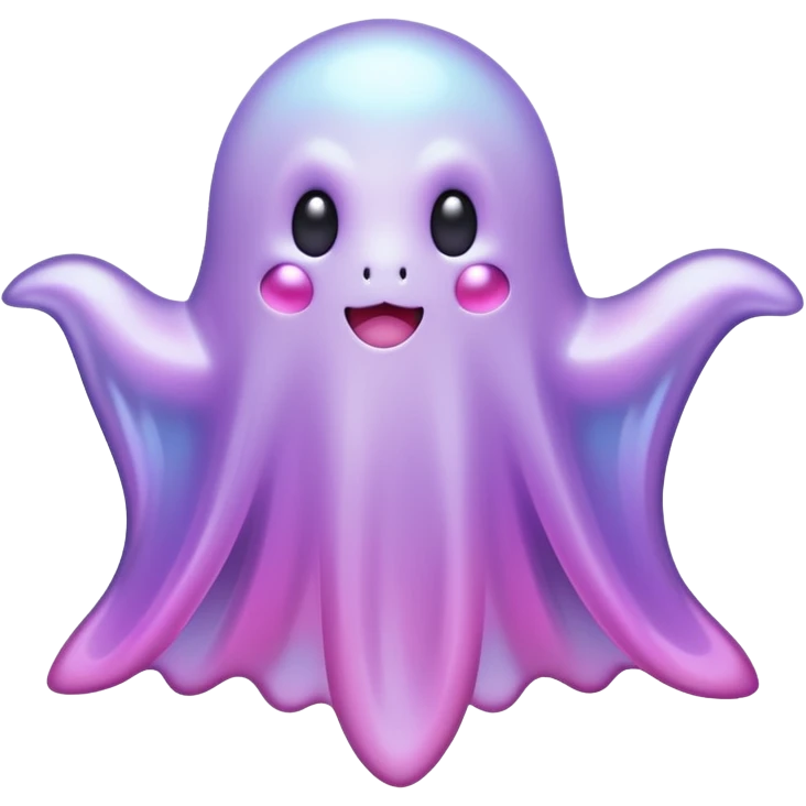 Pokemon legendary purple and pink type ghost emoji