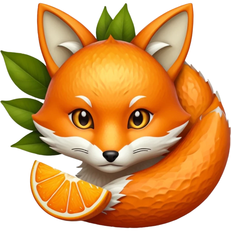 Kitsune fruit emoji