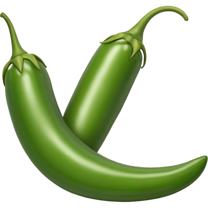 Green chili emoji