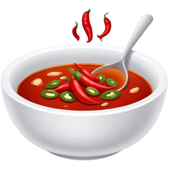 Vietnamese chili with fish sauce emoji