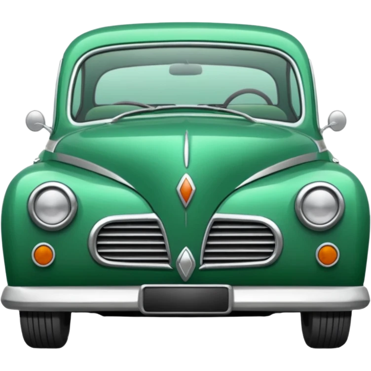 green old Indian car emoji