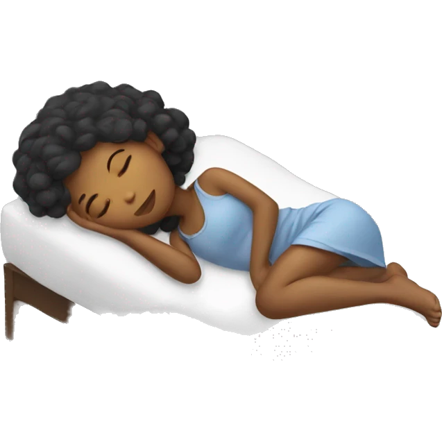 Girl sleeping emoji