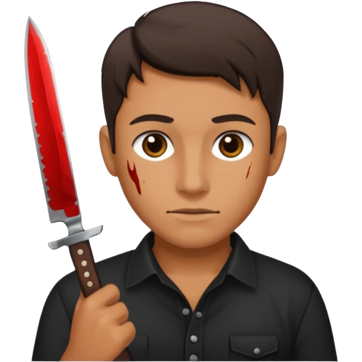 With knife emoji