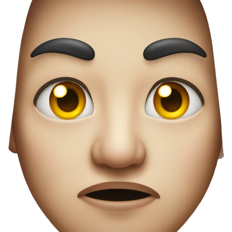 Devil face long nose tears emoji