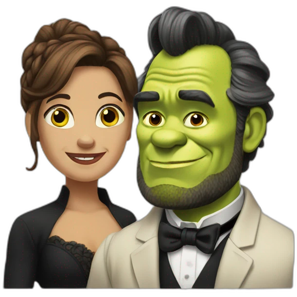 Lincoln and shrek emoji