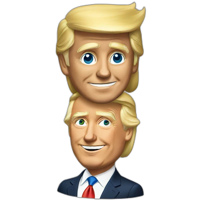 Trump avec obama emoji