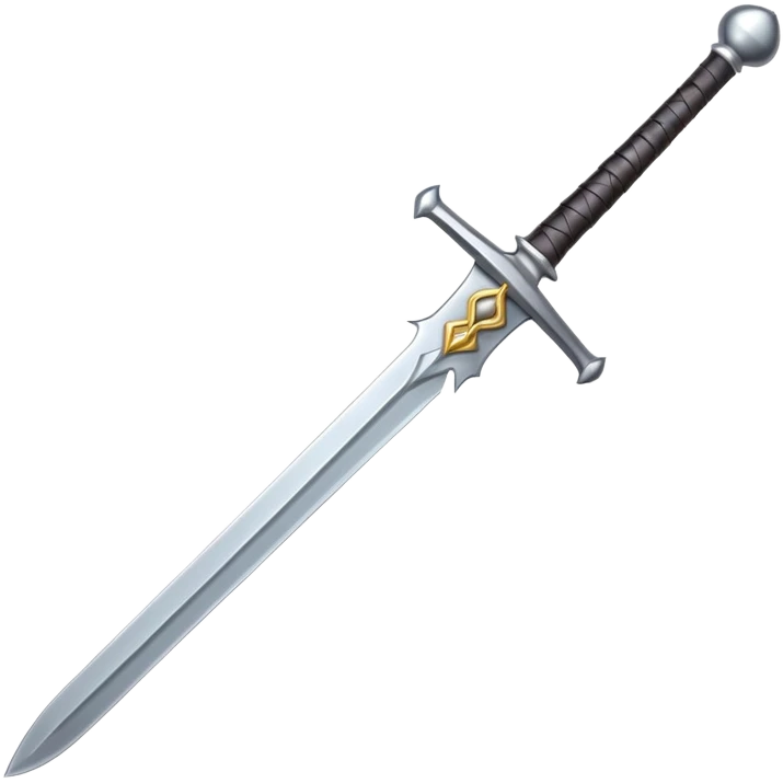 small cartoonish sword emoji