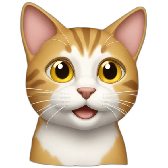 hyped cat emoji