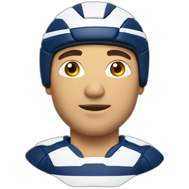 Joueur de rugby emoji