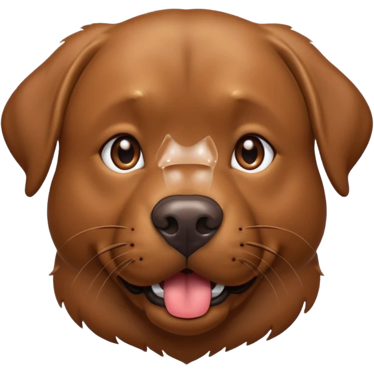 Please make a brown lab one emoji