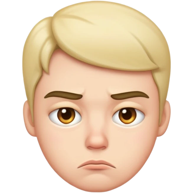 Pouty face  emoji