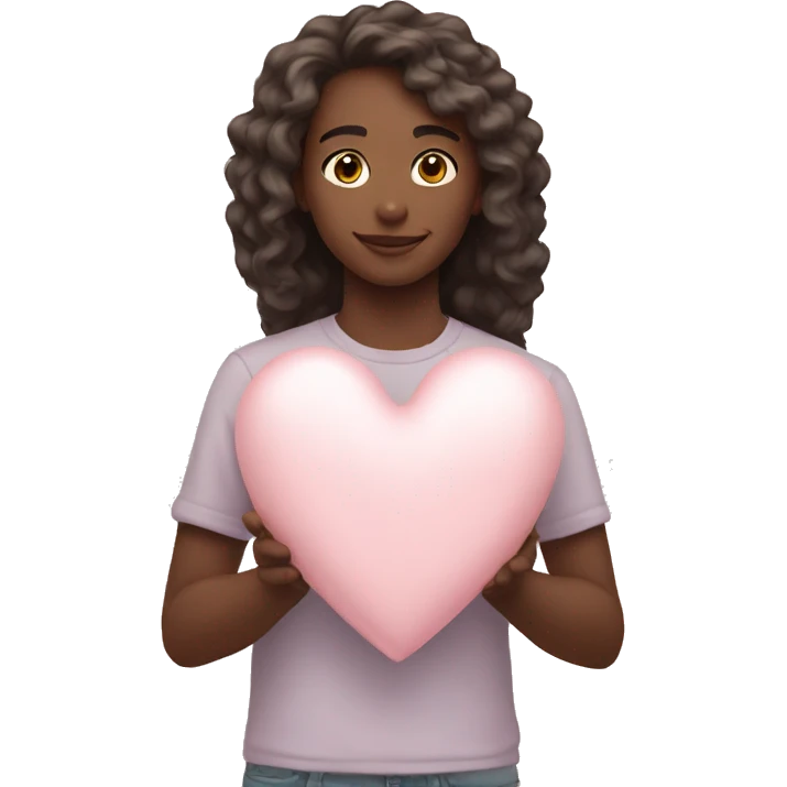 Light pastel pink heart emoji