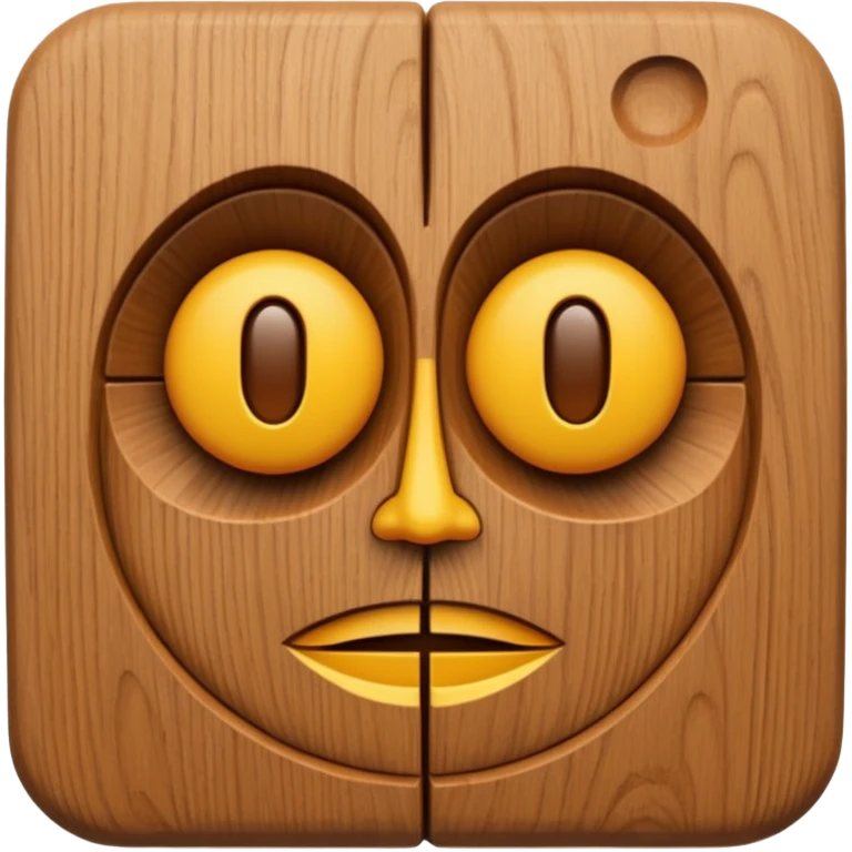 wooden Sculpture emoji